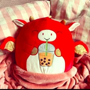 Squishmallow Baiden Bubble Tea Red Dragon